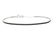 Jewellery, TENNIS BRACELET, sterling silver, in auction: General – Tuesday 12 May