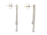 Jewellery - EARRINGS, 18K white gold - View 2