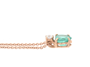 Jewellery - PENDANT WITH CHAIN, 18K rose gold - View 2
