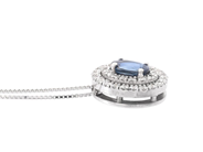 Jewellery - PENDANT WITH CHAIN, 18K vitgul - View 2