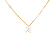 Jewellery - SOLITAIRE NECKLACE, 18K gold - View 1
