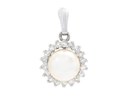 Jewellery, PENDANT, 18K white gold, in auction: Lilla jewellery – Tuesday 21 April