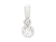 Jewellery, SOLITAIRE PENDANT, 18K white gold, in auction: Lilla jewellery – Tuesday 21 April