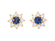 Jewellery, CLUSTER EARRINGS, 18K gold, in auction: Classic – Saturday 25 April
