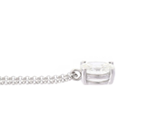Jewellery - SOLITAIRE NECKLACE, 18K white gold - View 2