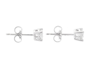 Jewellery - SOLITAIRE EARRINGS, 18K white gold - View 2