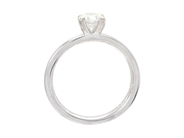Jewellery - SOLITAIRE RING, 18K white gold - View 2