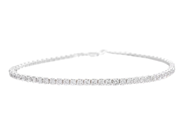 Jewellery, TENNIS BRACELET, sterling silver, in auction: General – Tuesday 12 May