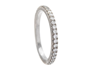 Jewellery - ETERNITY RING, 18K white gold - View 1