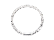Jewellery - FULL ETERNITY RING, 18K white gold - View 2