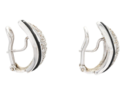Jewellery - EARRINGS, 18K white gold - View 2