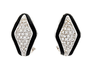 Jewellery - EARRINGS, 18K white gold - View 1