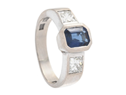 Jewellery - RING, 18K white gold - View 1
