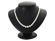 Jewellery, PEARL NECKLACE, cultured salt-water pearls approx. 4,4 -8 mm, in auction: Lilla jewellery – Tuesday 21 April