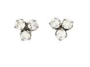 Jewellery, EARRINGS, 18K white gold, in auction: Lilla jewellery – Tuesday 21 April