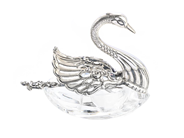 Silverware, SALT CELLARS WITH SPOON,  silver, in auction: General – Tuesday 12 May