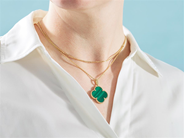 Jewellery - VAN CLEEF & ARPELS, pendant with chain - View 12