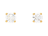 Jewellery - SOLITAIRE EARRINGS, 18K gold - View 1