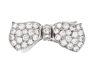 Jewellery - CLASP, 18K white gold - View 1