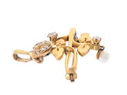 Jewellery - BROOCH, 18K gold - View 2