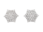 Jewellery, EARRINGS, 18K white gold, in auction: Lilla jewellery – Tuesday 21 April