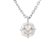 Jewellery - SOLITAIRE NECKLACE, 18K white gold - View 2