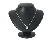 Jewellery - SOLITAIRE NECKLACE, 18K white gold - View 8