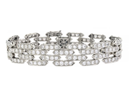 Jewellery, BRACELET, platinum, in auction: Important jewellery – Saturday 13 June