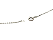 Jewellery - PENDANT WITH CHAIN, 18K white gold/platinum - View 4