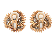 Jewellery - EARRINGS, 18K gold/platinum - View 2