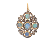 Jewellery, PENDANT, 14K gold/gilt sterling silver, in auction: General – Tuesday 23 June