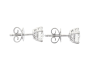 Jewellery - SOLITAIRE EARRINGS, 18K white gold - View 2