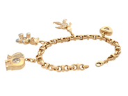 Jewellery - CHOPARD, bracelet with 4 charms - View 2