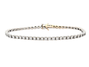 Jewellery - TENNIS BRACELET, 18K white gold - View 1