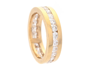 Jewellery, FULL ETERNITY RING, 18K gold, in auction: Classic – Saturday 25 April