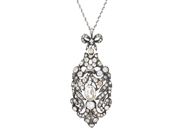 Jewellery, PENDANT/CHAIN, silver, in auction: General – Tuesday 23 June