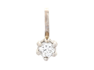 Jewellery, SOLITAIRE PENDANT, 18K white gold, in auction: General – Tuesday 7 July