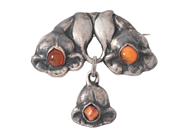 Jewellery, BROOCH, silver, in auction: Lilla jewellery – Tuesday 21 April