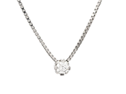 Jewellery, NECKLACE, 18K white gold, in auction: Lilla jewellery – Tuesday 21 April
