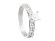 Jewellery - RING, 18K white gold - View 1
