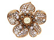 Jewellery, BROOCH, flower, in auction: Important jewellery – Saturday 13 June