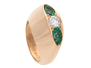 Jewellery, SIGURD PERSSON, three stone ring, in auction: Important jewellery – Saturday 13 June