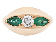 Jewellery - SIGURD PERSSON, three stone ring - View 2