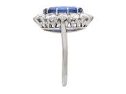 Jewellery - CLUSTER RING, platinum - View 4