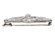 Jewellery - BROOCH, platinum - View 3
