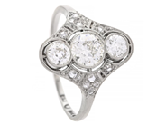 Jewellery, C.F. CARLMAN, ring, in auction: Important jewellery – Saturday 13 June