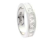Jewellery, ETERNITY RING, 18K white gold, in auction: Modern – Saturday 11 April