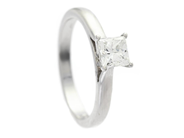 Jewellery, SOLITAIRE RING, 18K white gold, in auction: Modern – Saturday 11 April
