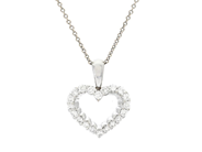 Jewellery, PENDANT WITH CHAIN, heart, in auction: Lilla jewellery – Tuesday 21 April