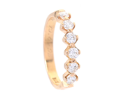 Jewellery, ETERNITY RING, 18K gold, in auction: Lilla jewellery – Tuesday 21 April